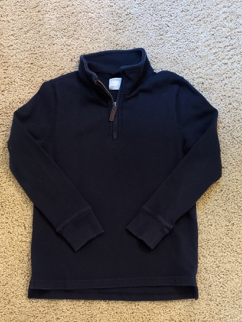 Crewcuts Navy Half-Zip Pullover Sweater